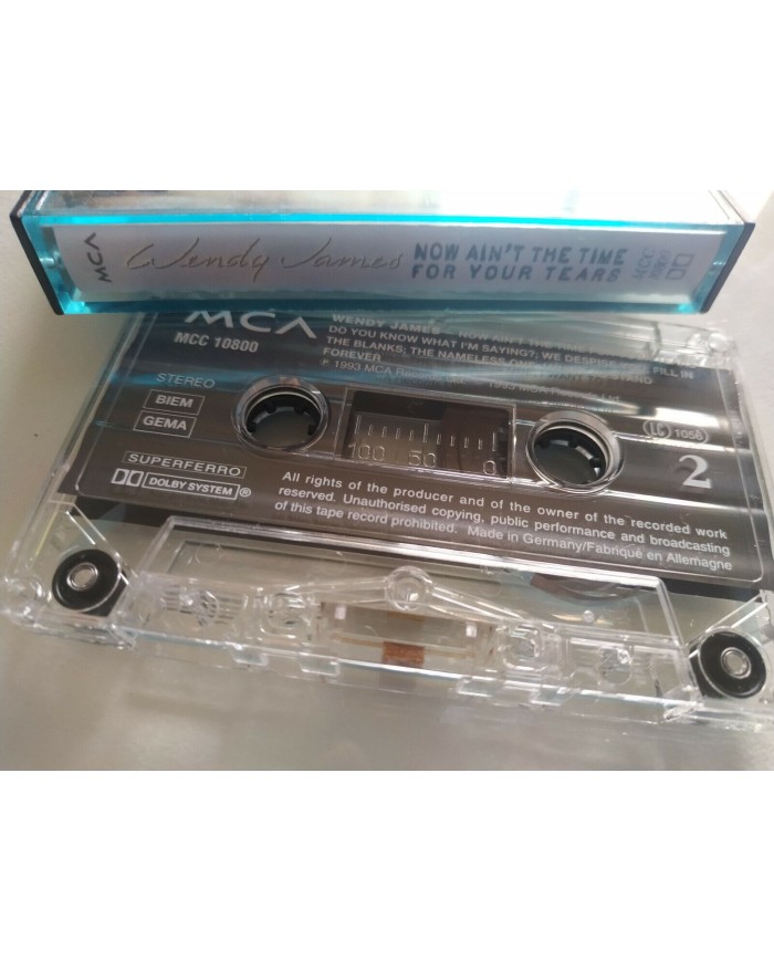 Wendy James Now Ain?t The Times For Your Tears 1993 - Cinta Tape Cassette - 3T