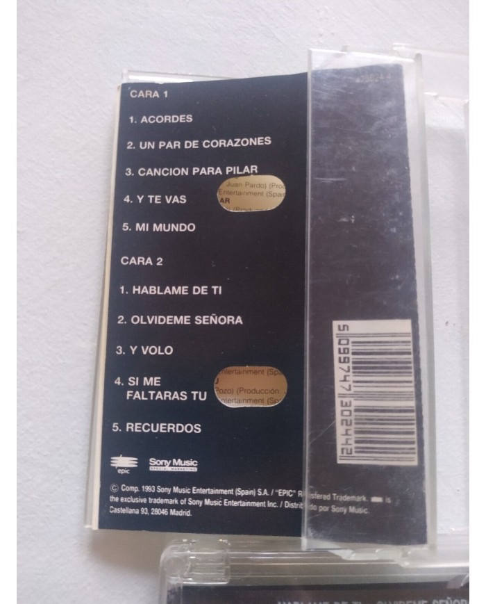 Pecos Oro Las 20 Mejores Canciones Vol I + II - 2 x Cinta Tape Cassette 2T
