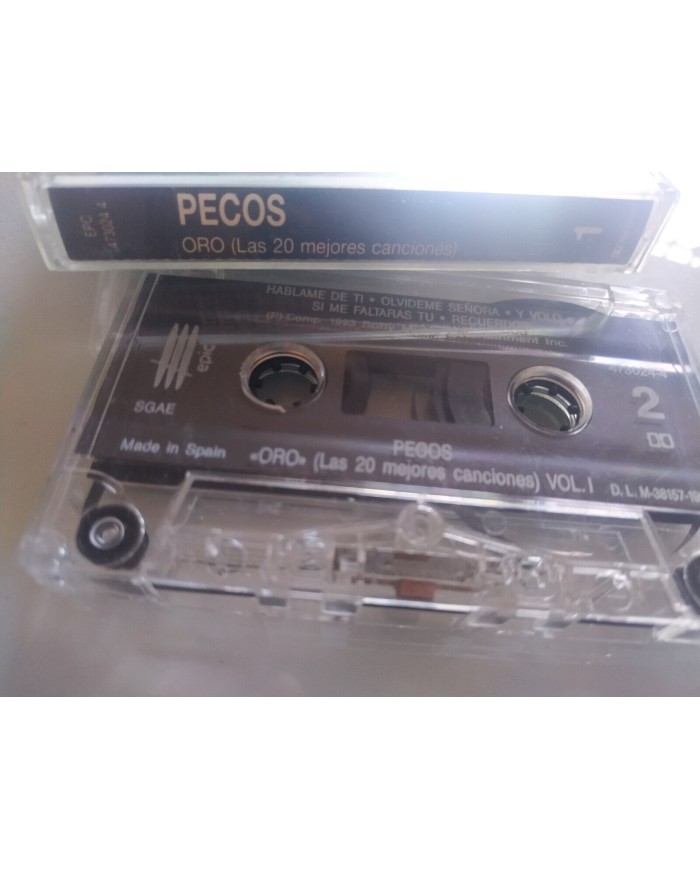 Pecos Oro Las 20 Mejores Canciones Vol I + II - 2 x Cinta Tape Cassette 2T