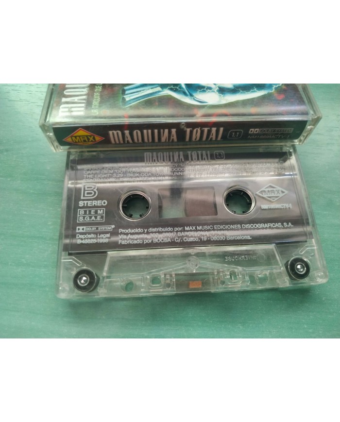 Maquina Total 1.1 Max Music 1998 Spain Edition - 2 x Cinta Tape Cassette