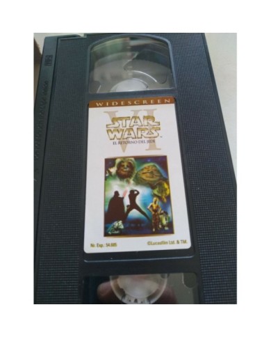 Star Wars La Guerra de las Galaxias El Retorno del Jedi - VHS Cinta Espa?ol - 3T