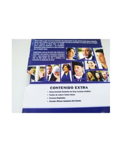 Anatomia de Grey Sexta Temporada Completa 6 x DVD Ingles Espa?ol Region 2 - 3T