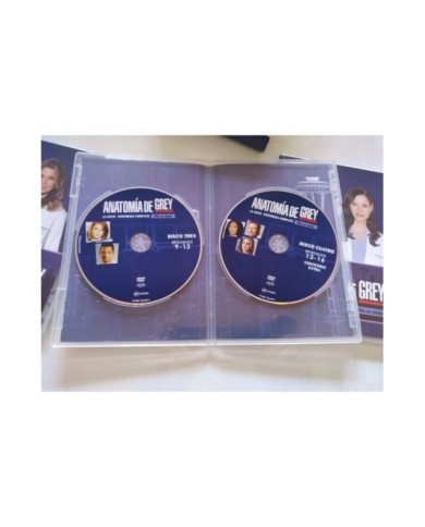 Anatomia de Grey Sexta Temporada Completa 6 x DVD Ingles Espa?ol Region 2 - 3T