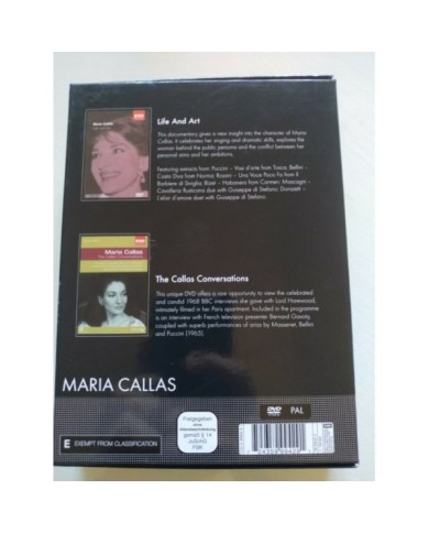 Maria Callas Life And Art + Callas Conversations - Box 2 x DVD Region 2 - 3T