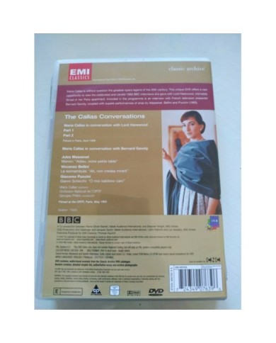 Maria Callas Life And Art + Callas Conversations - Box 2 x DVD Region 2 - 3T
