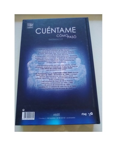 Cuentame Como Paso Temporadas 1+2 Completas - DVD Libro Grande Espa?ol - 3T