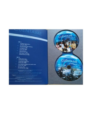 Cuentame Como Paso Temporadas 1+2 Completas - DVD Libro Grande Espa?ol - 3T