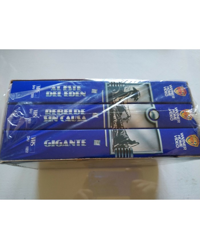 Al Este del Eden James Dean Gigante Rebelde Sin Causa - 3 x VHS Cinta Espa?ol 3T