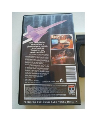 D.A.R.Y.L. DARYL Simon Wincer 1989 - VHS Cinta Tape Espa?ol - 3T