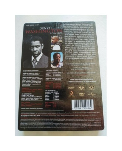 Denzel Washington Lo Mejor 4 Peliculas Steelbook 5 x DVD Espa?ol Ingles - 3T Denzel Washington Lo Mejor 4 Peliculas Steelbook 5 x DVD Espa?ol Ingles - 3T