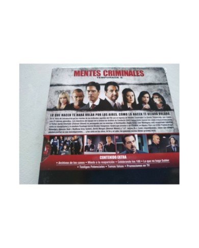 Mentes Criminales Quinta Temporada 5 Completa - 6 x DVD Espa?ol Ingles - 3T