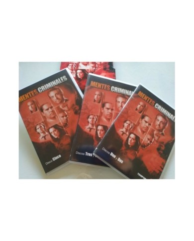Mentes Criminales Tercera Temporada 3 Completa - 5 x DVD Espa?ol Ingles - 3T