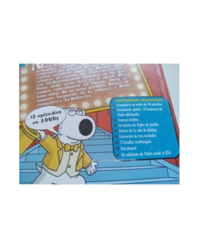 Padre de Familia Cuarta Temporada 4 Completa - DVD Espa?ol Ingles Region 2 - 3T