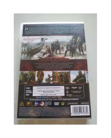 Vikingos Tercera Temporada 3 Completa - 3 x DVD Espa?ol Ingles Region 2 - 3T