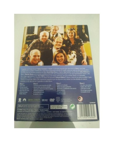 Frasier Cuarta Temporada 4 Completa - DVD Espa?ol Ingles Region 2 - 3T