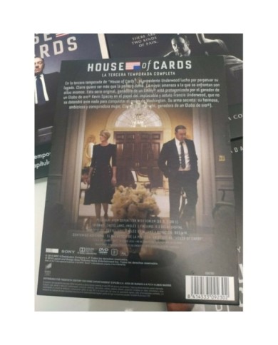 House Of Cards Temporadas 1 a 4 Completas - DVD Espa?ol Ingles Region 2 - 3T