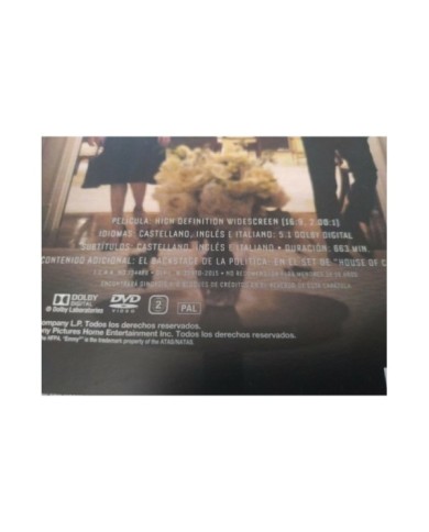 House Of Cards Temporadas 1 a 4 Completas - DVD Espa?ol Ingles Region 2 - 3T