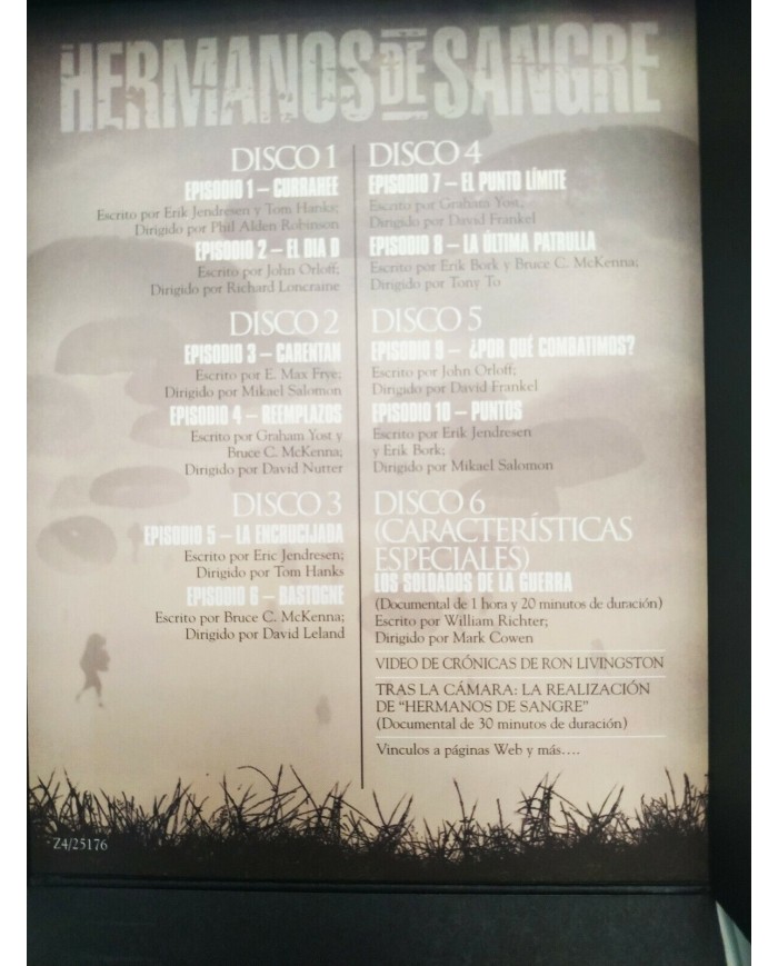 Band Of Brothers Serie Completa Spielberg - 6 x DVD Espa?ol Ingles Region 2 - 3T