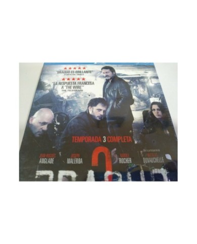 Braquo Tercera Temporada 3 Completa 2 x Blu-Ray Espa?ol Frances Ingles Nueva 3T
