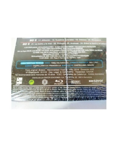 Braquo Tercera Temporada 3 Completa 2 x Blu-Ray Espa?ol Frances Ingles Nueva 3T