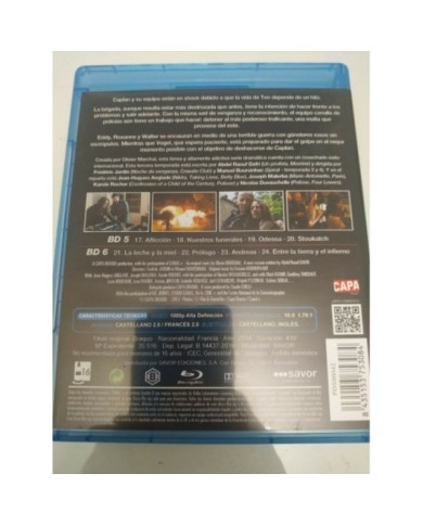 Braquo Tercera Terporada 3 Completa Blu-Ray Espa?ol Frances Ingles Region B - 3T