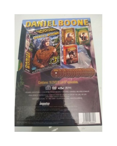 Daniel Boone Temporadas 1 y 2 Completas - 16 x DVD Espa?ol Ingles Region 2 - 3T