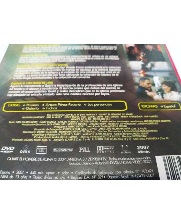 Quart El Hombre de Roma Serie TV Completa - 6 x DVD Espa?ol Region All - 3T