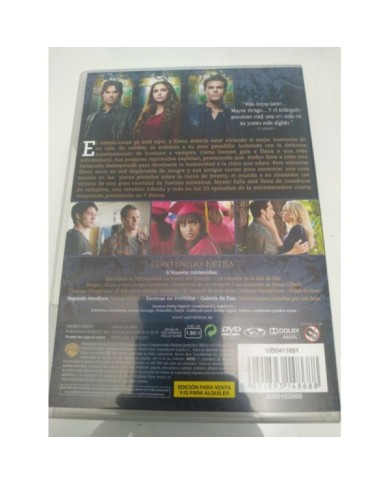 Cronicas Vampiricas Cuarta Terporada 4 Completa DVD Espa?ol Ingles Region 2 - 3T