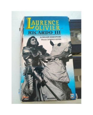 Laurence Olivier Hamlet + Ricardo III Shakespeare - 2 x VHS Espa?ol - 3T