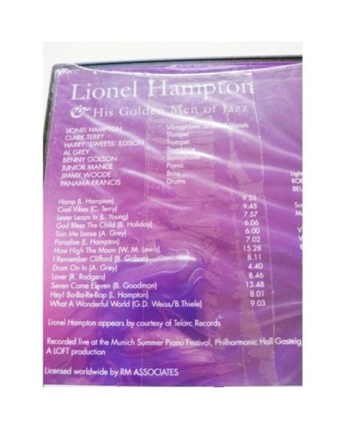 Lionel Hampton His Golden Men of Jazz Munich - DVD Region 2-5 Nuevo 2T