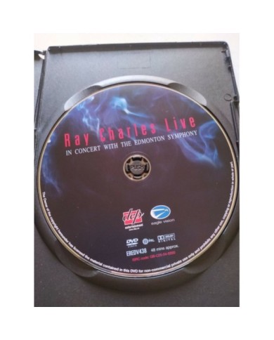 Ray Charles Live In Concert With Edmonton Symphony Jazz - DVD Region All 2T