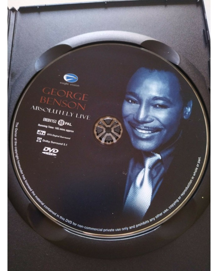 George Benson Absolutely Live Jazz - DVD Region All 2T