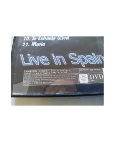 Ricky Martin Live in Spain - DVD Region All - Am