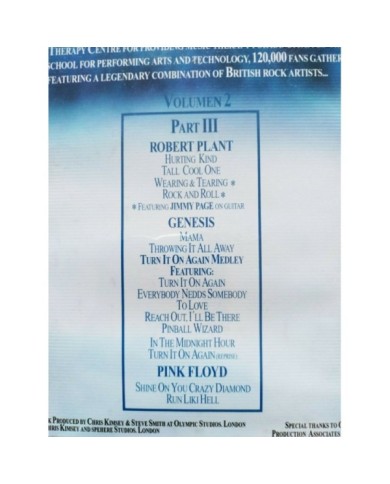Knebworth Volumen 2 Pink Floyd Robert Plan Jimmy Page Genesis - DVD Region All