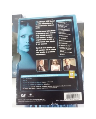 ALIAS TERCERA TEMPORADA COMPLETA PACK 6 DVD CASTELLANO ENGLISH FRANCAIS - 3T