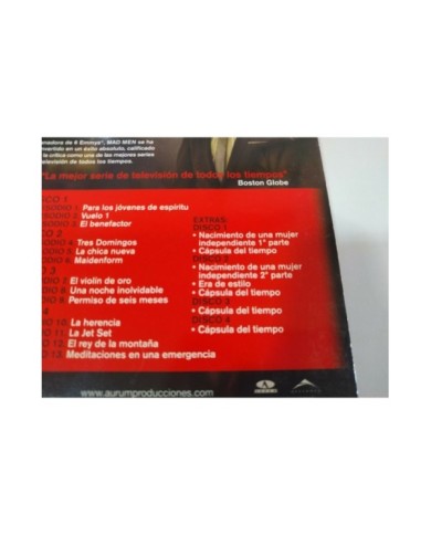 Mad Men Temporada Segunda 2 completa - 4 x DVD Espa?ol Ingles - 3T