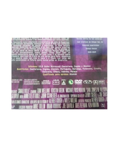 SMALLVILLE TERCERA TEMPORADA 3 COMPLETA SUPERMAN - 6 X DVD Espa?ol Ingles - AM