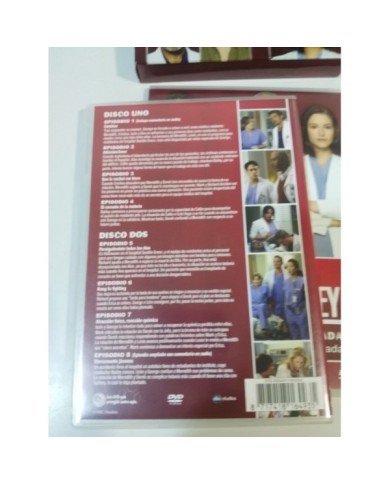 ANATOMIA DE GREY CUARTA TEMPORADA 4 AMPLIADA 5 X DVD + EXTRAS Espa?ol Ingles AM