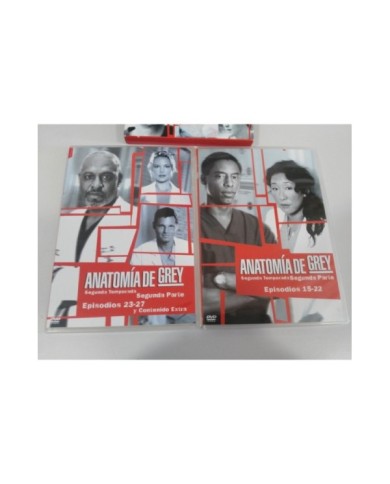 ANATOMIA DE GREY SEGUNDA TEMPORADA 2 - SEGUNDA PARTE 4 X DVD Espa?ol ingles - AM