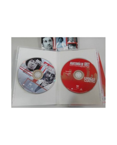 ANATOMIA DE GREY SEGUNDA TEMPORADA 2 - SEGUNDA PARTE 4 X DVD Espa?ol ingles - AM