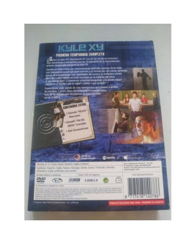 Kyle XY Desclasificado Primera Temporada Completa - 3 x DVD Espa?ol Ingles - 3T
