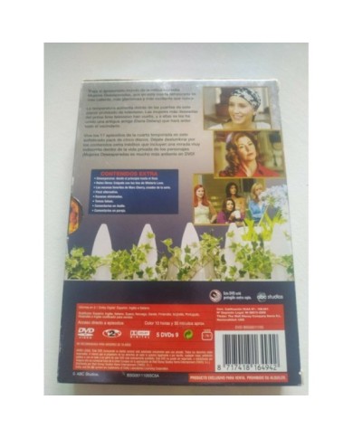 Mujeres Desesperadas Temporada 4 Ed Secretos - DVD Espa?ol Ingles Region 2 - 3T