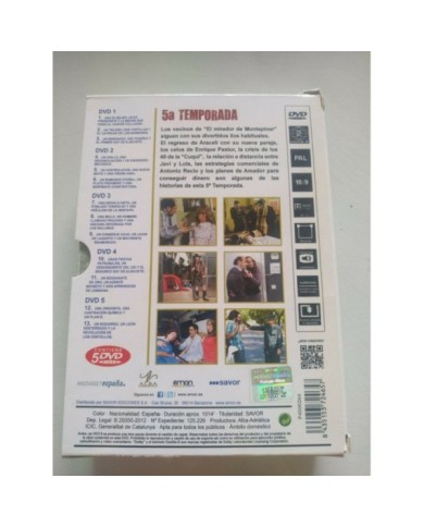 La Que Se Avecina Quinta Temporada 5 Completa - 5 x DVD Espa?ol Region 2 Am