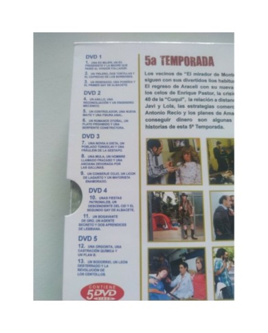 La Que Se Avecina Quinta Temporada 5 Completa - 5 x DVD Espa?ol Region 2 Am