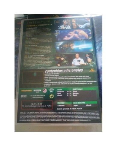 Stargate Sg 1 Temporada 5 Richard Dean - DVD Espa?ol Ingles Region 2 - 3T