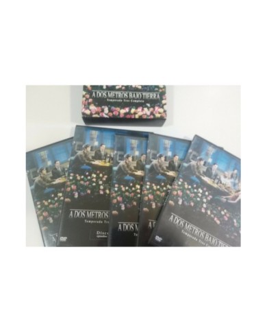 A DOS METROS BAJO TIERRA TEMPORADA 3 COMPLETA - CASTELLANO ENGLISH 5 X DVD - 5T