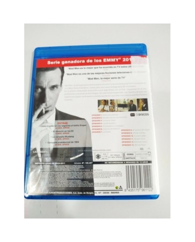 Mad Men Cuarta Temporada 4 Completa - Blu-Ray Espa?ol Ingles Region B - 3T