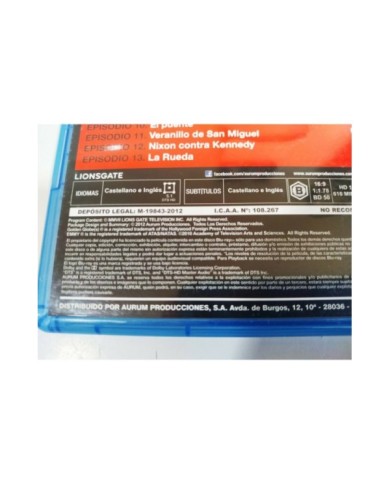 Mad Men Primera Temporada 1 Completa - Blu-Ray Espa?ol Ingles Region B - 3T