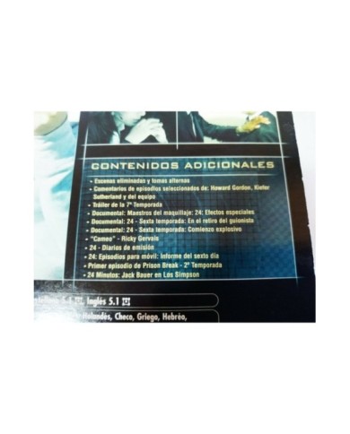 24 Sexta Temporada 6 Completa Kiefer Sutherland - 7 x DVD Espa?ol Ingles - 3T