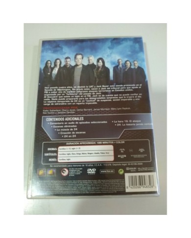 24 Septima Temporada 7 Completa Kiefer Sutherland - 6 x DVD Espa?ol Ingles - 3T